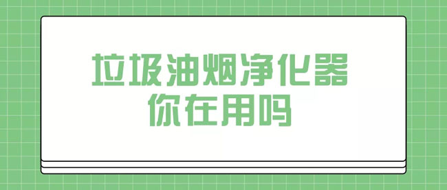 垃圾~油煙凈化器~分類指南